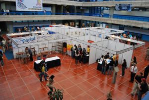 Exposición Comercial de la IV Feria Empresarial ULA 2010 en la Facultad de Ingeniería de la Universidad de Los Andes.