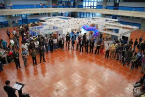 Exposición Comercial de la V Feria Empresarial ULA 2011 en la Facultad de Ingeniería de la Universidad de Los Andes.