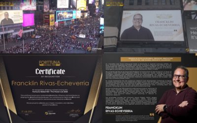 El Dr. Francklin Rivas-Echeverria es reconocido por FORTTUNA entre los 100 líderes globales más influyentes del mundo en 2025